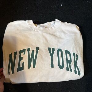 Brandy Melville Cream Sweatshirt